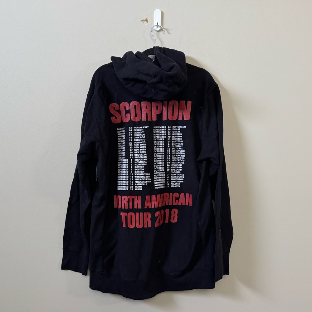 Drake Scorpion 2018 North American tour pullover unisex merch hoodie